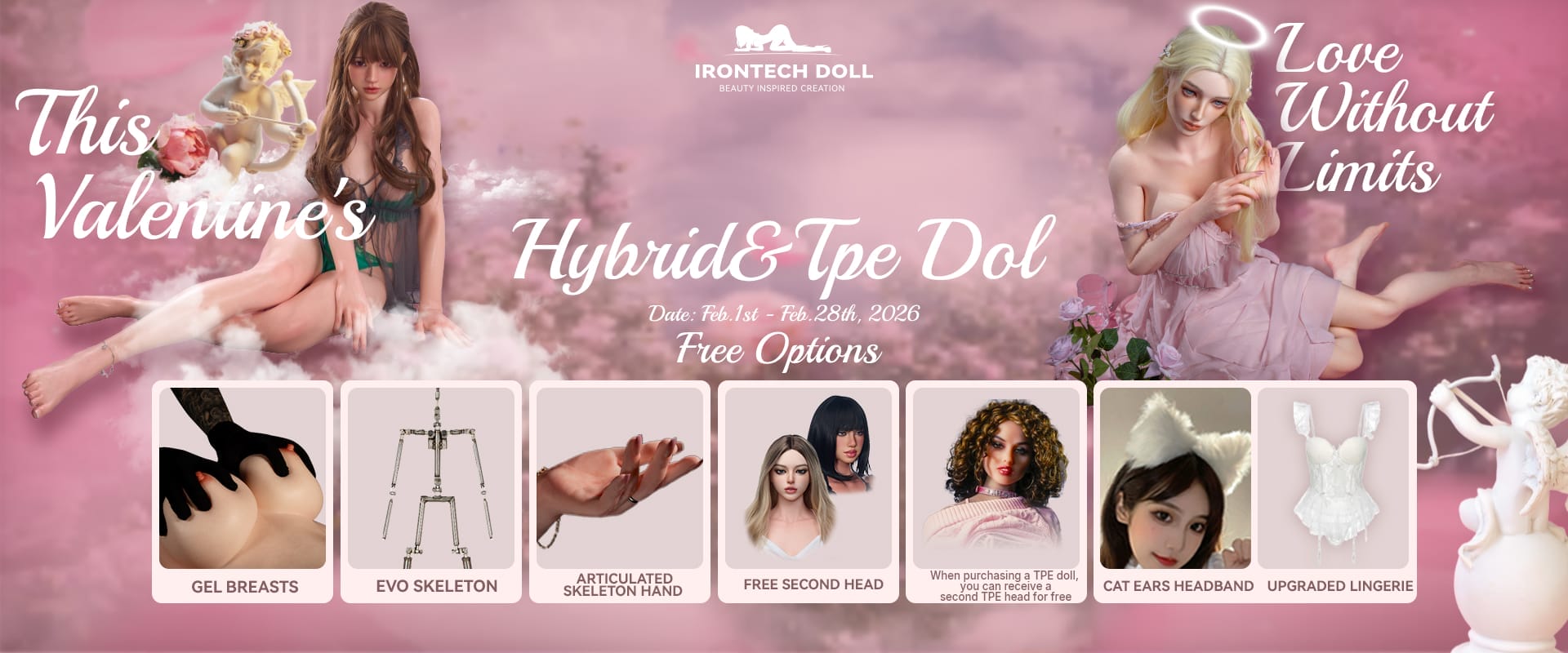 February Special offer for TPE sex Dolls IronTechDoll